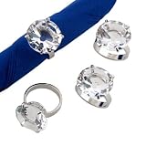 Silea - 555/8020 - Set de 4 Rond Serviette - Anastasia - Autres Métaux