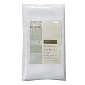 Fabric Anti-Mildew Shower Curtain Liner - White