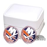 Cufflinks New York Islanders NHL Logo'd Executive Cufflinks with Jewelry Box