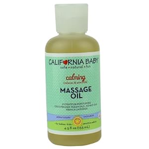 California Baby Calming Massage Oil 4.5fl.(133ml)