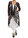 Women's Plus Size Long All Lace Dressy Maxi Cardigan Draped Front Long Sleeve