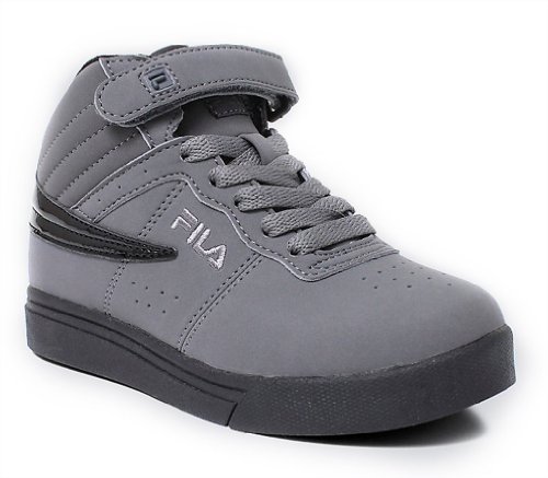 Fila Vulcanized 13 Lace-Up Sneaker (Little Kid/Big Kid),Castlerock/Black,13.5 M US Little Kid On Sale