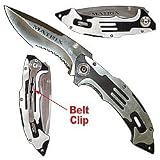 Matrix Stainless Steel Folding Knife - Silver Finish