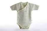 natubini Baby Newborn Body kiwipastell gestreift, Größe 50/56