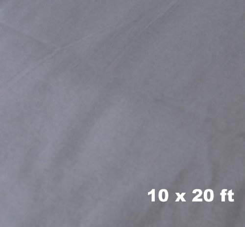 Cowboystudio Photography 10 X 20 Ft Seamless Grey Muslin Backdrop