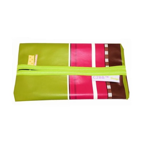 C2BB - Pochette à lingettes MADE IN FRANCE | Basque rouge