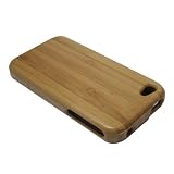 [iPhone 4/4S] 竹製ケース 上質な天然竹製 ハードケース bamboo hard case for iPhone 4/4S