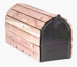 Solar Group CC-1R Cedar Wrap Mailbox