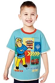 Pure Cotton Fireman Sam T-Shirt