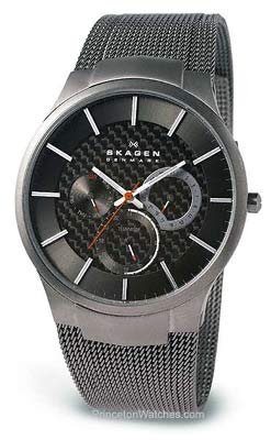 Skagen Men's 809XLTTM Titanium Black Watch