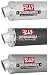 Yoshimura RS-3 Oval Bolt-On - Titanium ZX649SO