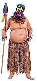 Big Kahuna Fat Tribal Tiki Warrior Costume