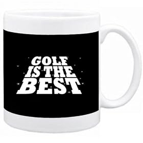 Golf is the best Hobbies Tasse (Noir, C�ramique, 325 ml)