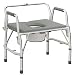 ` Bariatric Drop-Arm Commode Deluxe Assembled * Bariatric * Drop Arm for easy transfers * Accomodate