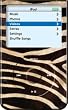 Brown Zebra - Apple iPod video 30GB Hard Case iJacket - Shock Absorbent Hard Protective Faceplate Cover + FREE iPod video Screen Protector Shield