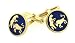 Bull and Bear cufflinks with presentation box. Made in the USA
