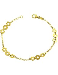 14 Karat Yellow Gold Fiore Rondo Bracelet (7 Inch)