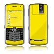 Solid State Yellow Design VERTICAL CAMERA Original Pearl 8110/ Pearl 8100 Cell Phone Protective Skin Decal Sticker