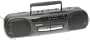 Panasonic RXFT530 Mini AM/FM Stereo Radio Dual Cassette Recorder