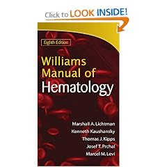 Williams Manual of Hematology, Eighth Edition by Marshall A. Lichtman