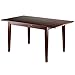 Winsome Anna w/Extension Top Dining Table, Walnut
