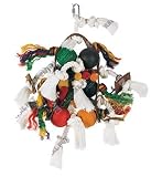 TOY BIRD LG WOOD, ROPE, BALLS