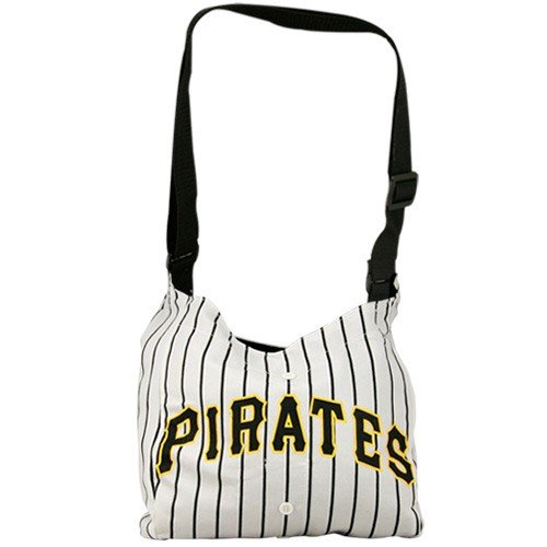 Pittsburgh Pirates White Pinstripe Veteran Jersey Tote Bag