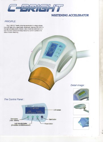Dental C-Bright Teeth Whitening Bleaching Light. NEW!