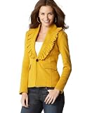41F4X7zLbWL. SL160  525 America Ruffled Blazer