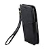 GW Compatible for Samsung Galaxy Prevail LTE 4G / Galaxy Core Prime Case, Magnetic Flip Wallet Case with Detachable Strap for Galaxy Prevail LTE 4G (Black Wallet Pouch)