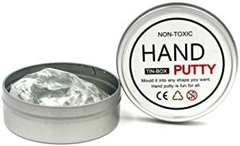 Updated Large Tin Box-Liquid Crystal Putty ,Transparent Clear Stress Reliever Putty (Brand New) by HAND PUTTY