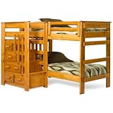 Woodcrest Heartland Space Saver 502 Twin over Twin Bunkbed with Stairs - WCM424