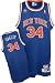 Charles Oakley Jersey: adidas Blue Throwback Swingman #34 New York Knicks Jersey - XX-Large