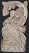 Ganesha Statue Playing Dholak Stone Sculpture From India 6.5" FINAL SALE SLIGHTLY DAMAGED