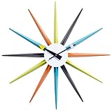 Lexington Modern Sunburst Clock