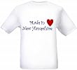 MADE IN NEW HAMPSHIRE - State-series - White T-shirt