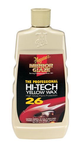 Meguiars M2616 Hi Tech Yellow Wax Liquid 16 oz pack of 6