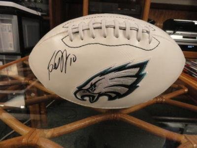 Desean Jackson Autographed Ball - Logo - Autographed Footballs