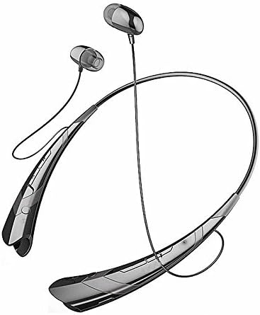 Soundbeats Universal Hbs-760 Wireless Music A2dp Stereo Bluetooth Headset Universal Vibration Neckband Style Headset Earphone Headphone for Cellphones Enabled Bluetooth (Black/black)