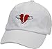 FGSS Mens Heart Break Embroidery Adjustable Cotton Strapback Dad Hat Baseball Cap White