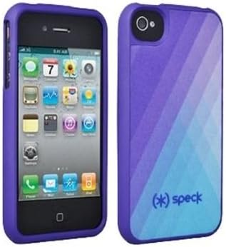 Speck Products Fabric Hard Shell Snap On Case Cover for iPhone 4 4S - Diamond Fog Purple