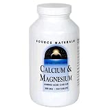 Source Naturals Cal/Mag Chelate 300mg elemental, 250 tablets (Pack of 2)