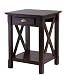 Winsome Wood Xola Night Stand, Cappuccino Finish