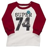 Carter’s Boys Raglan Graphic Super 74 Tee Shirt (3t)