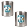 New Orleans Hornets 2pc Stainless Steel Can Holder Set - Primary Logo NBA Basketball