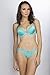 Hers by Herman Women's Ocean Mist Push Up Bra Bikini and Mini Boy Shorts Set