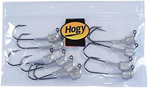 Hogy Pro Series 10/0 Barbarian Jig Head 10-Pack (1, One Ounce)