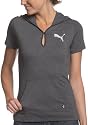 Puma Women's Short Sleeve Lightweight Heathered Hoody