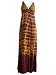 Gypsy 05 Organic Maxi Tie Dye Red (Fire) Dress