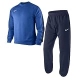 NIKE Herren Trainingsanzug TEAM FLEECE  WARM UP II, obsidn/white, M, 264657-455